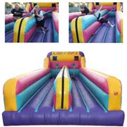 bungee run inflatable game